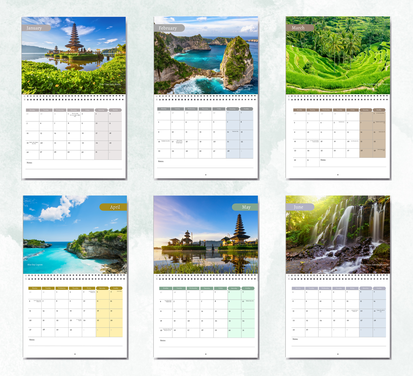 Bali Calendar 2027