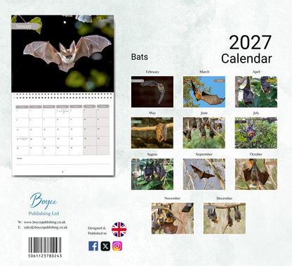 Bat Calendar 2027