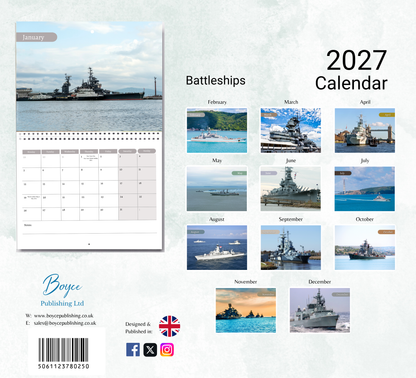 Battleships Calendar 2027