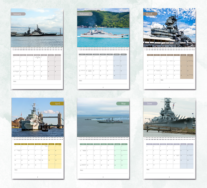 Battleships Calendar 2027