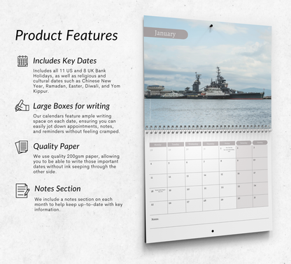 Battleships Calendar 2027