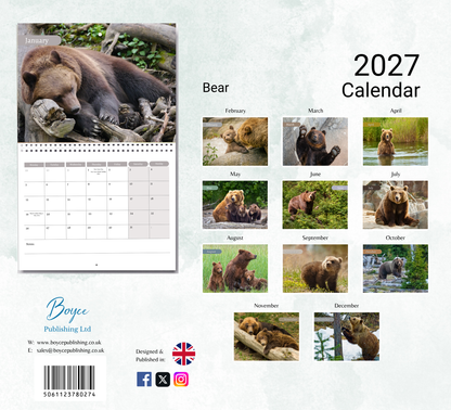 Bear Calendar 2027