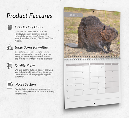 Beaver Calendar 2027