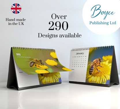 Bee Desk Calendar 2026-2027