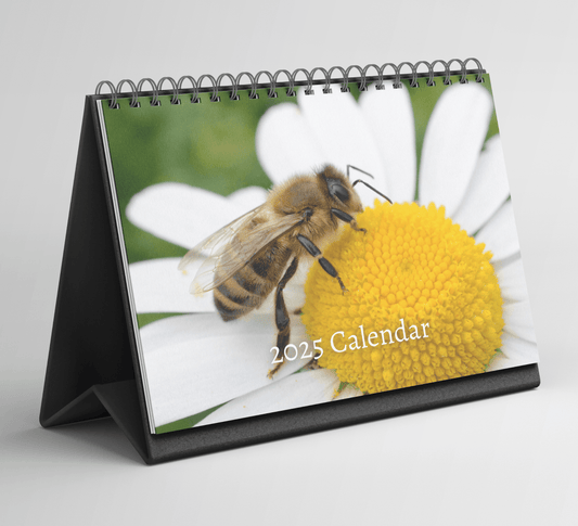 Bee Desk Calendar 2025