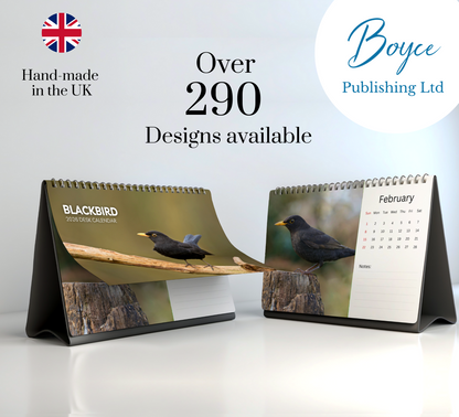 Blackbird Desk Calendar 2026-2027