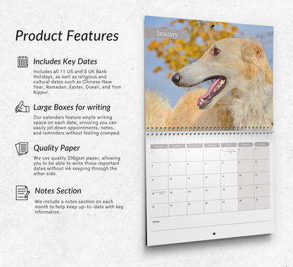 Borzoi Calendar 2027