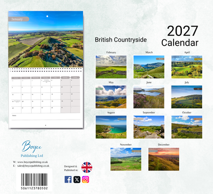 British Countryside Calendar 2027