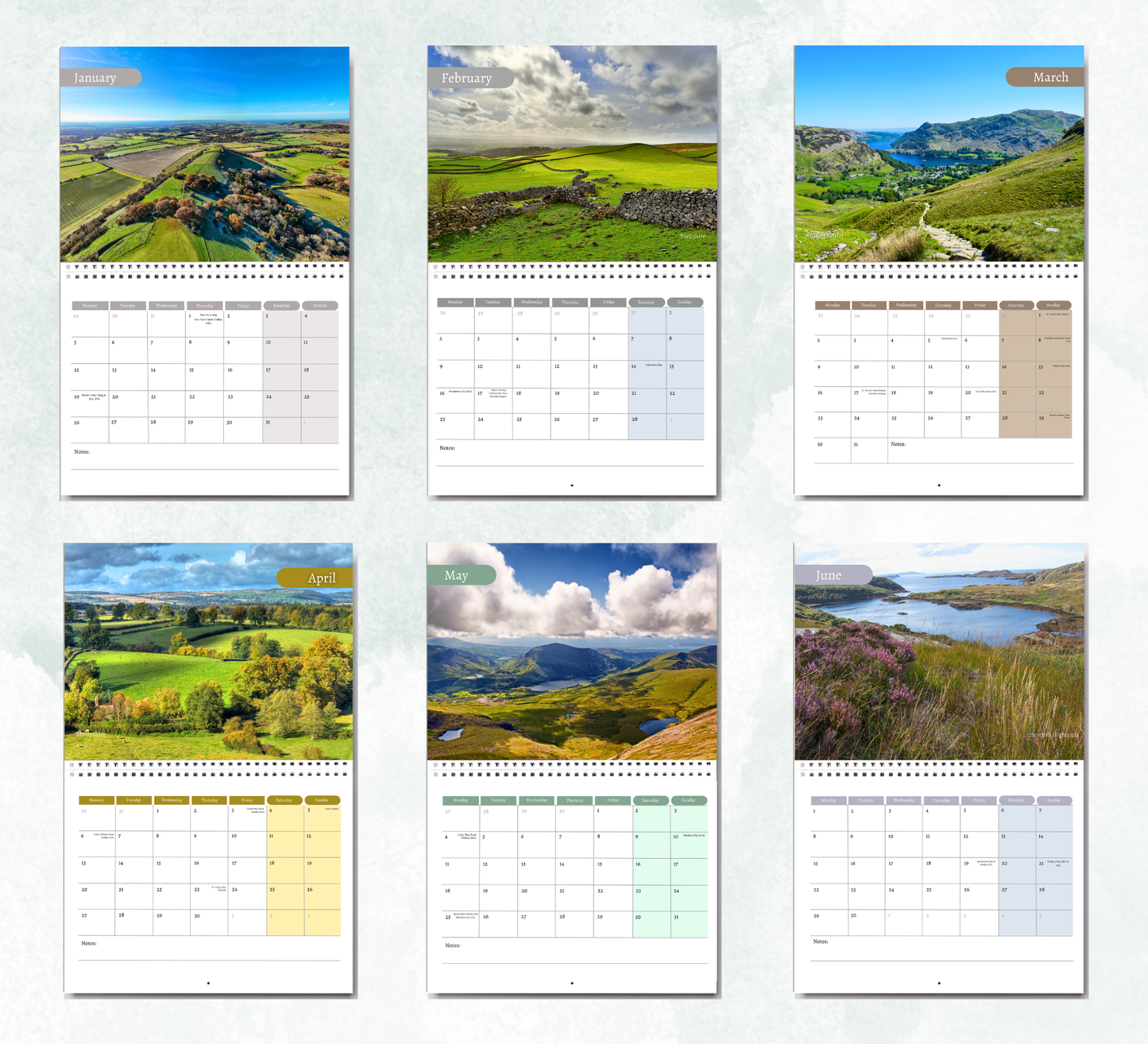 British Countryside Calendar 2027