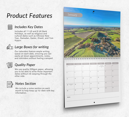 British Countryside Calendar 2027