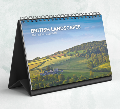 British Landscapes Desk Calendar 2027-2028