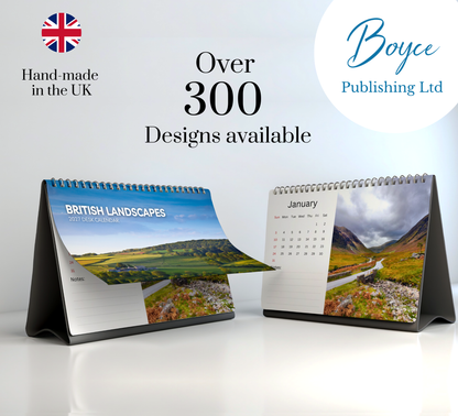 British Landscapes Desk Calendar 2027-2028