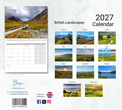 British Landscapes Calendar 2027