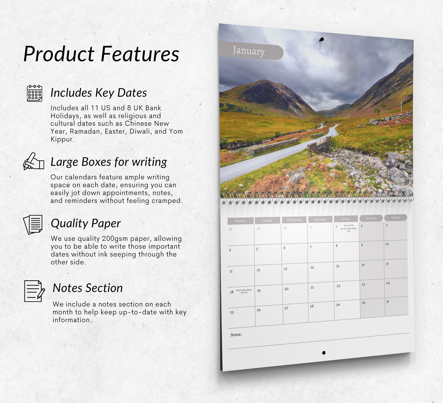 British Landscapes Calendar 2027