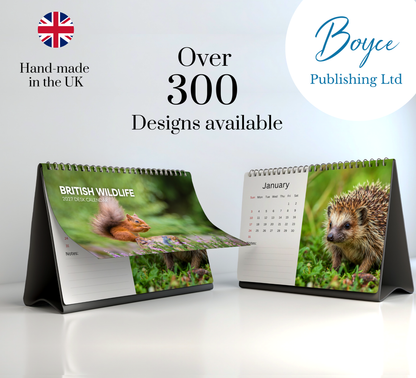 British Wildlife Desk Calendar 2027-2028