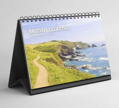 British Coastal Desk Calendar 2026-2027