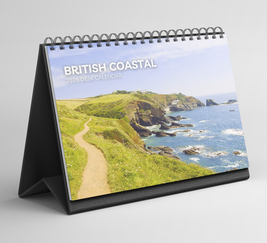 British Coastal Desk Calendar 2026-2027