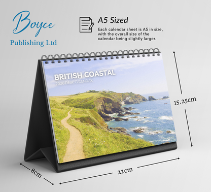 British Coastal Desk Calendar 2026-2027