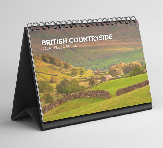 British Countryside Desk Calendar 2026-2027