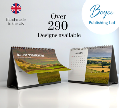 British Countryside Desk Calendar 2026-2027