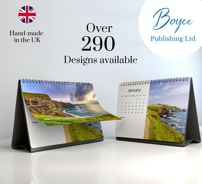 British Landscapes Desk Calendar 2026-2027