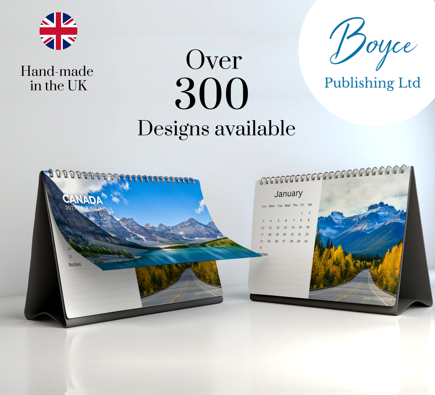 Canada Desk Calendar 2027-2028