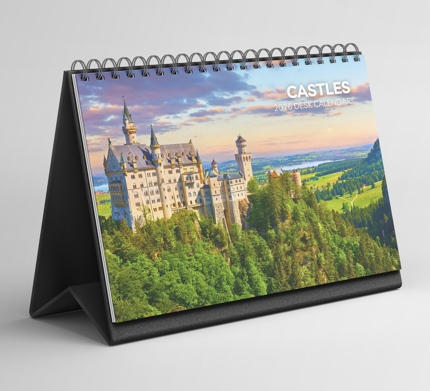 Castles Desk Calendar 2026-2027