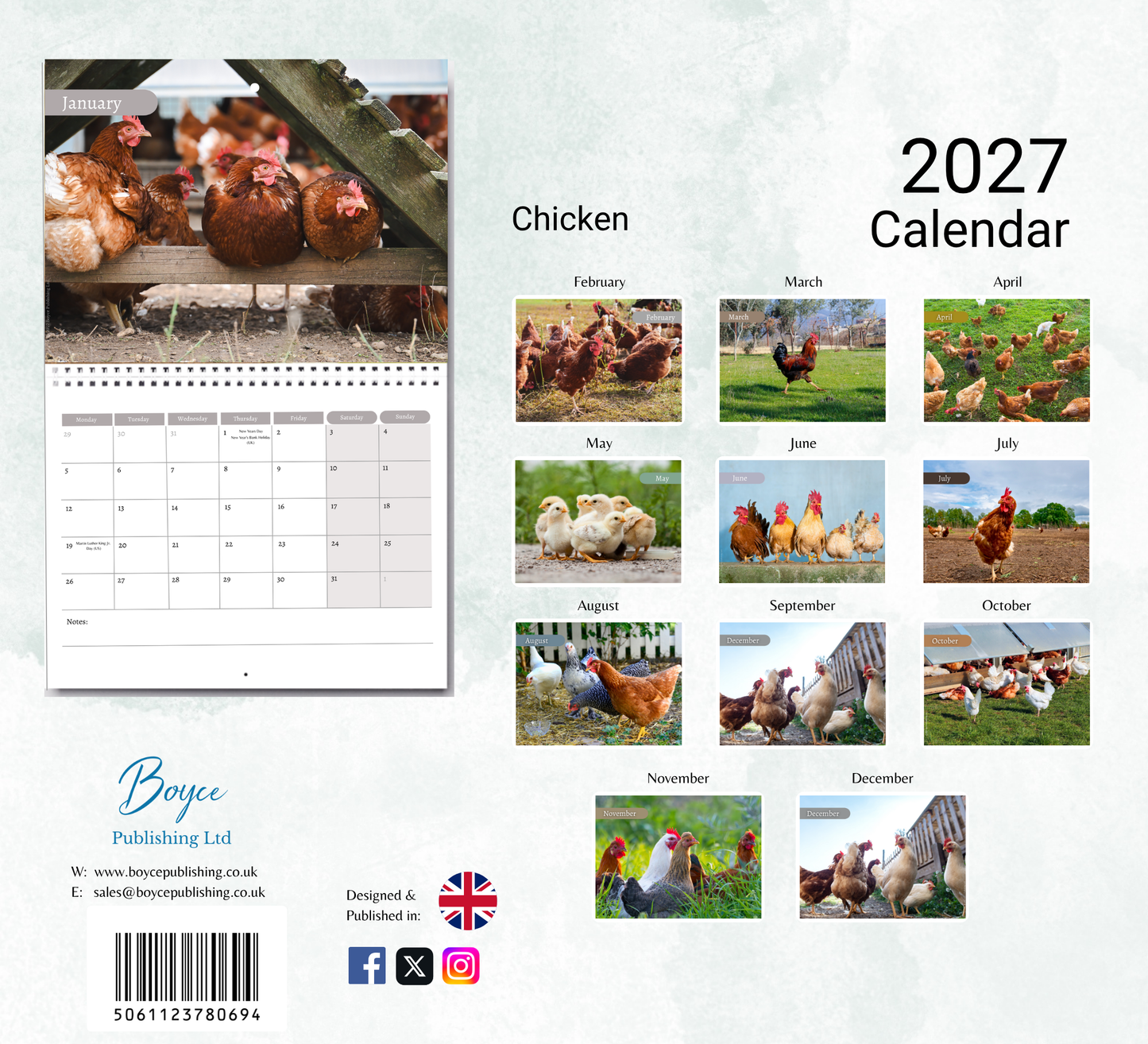 Chicken Calendar 2027
