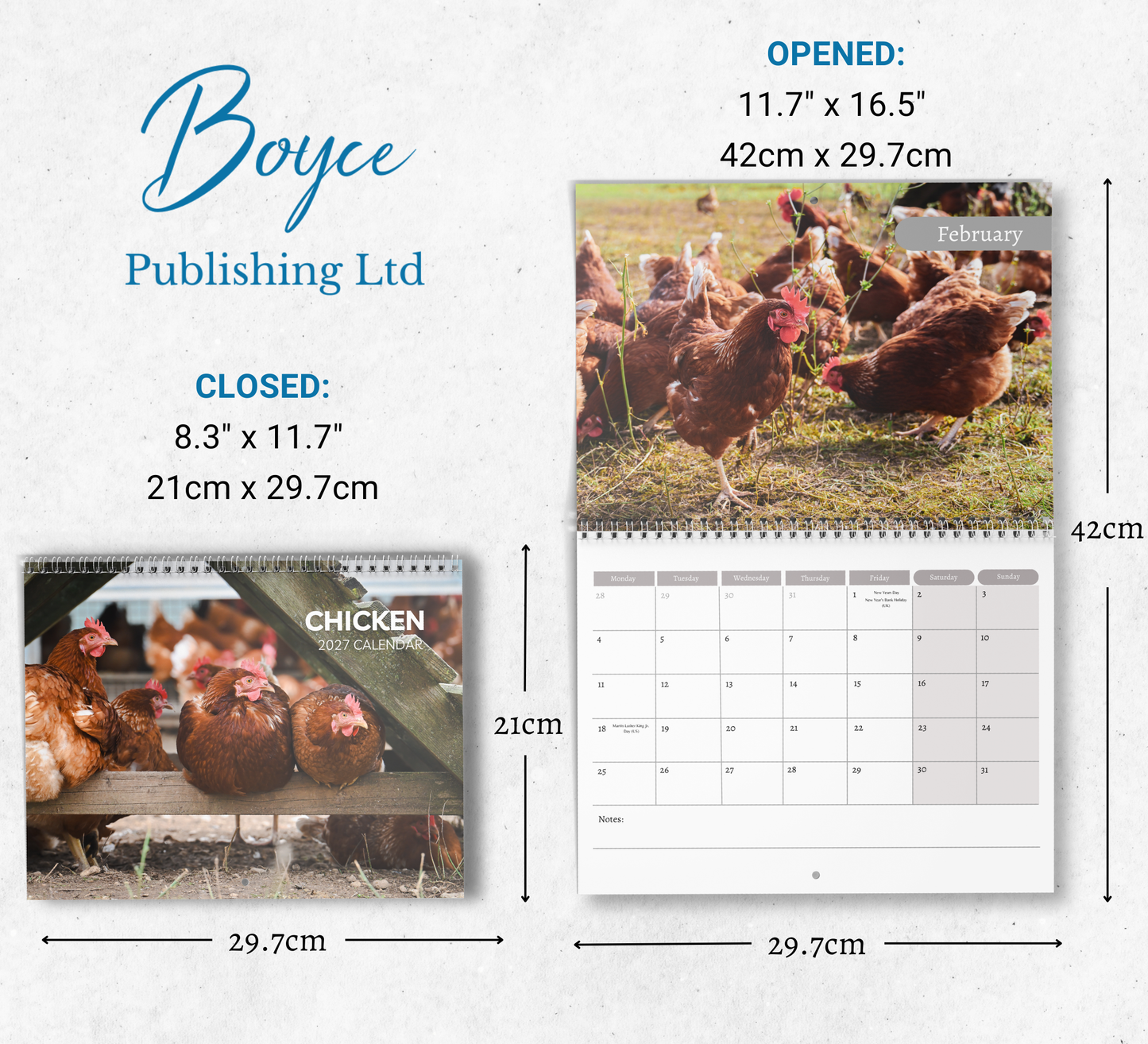 Chicken Calendar 2027
