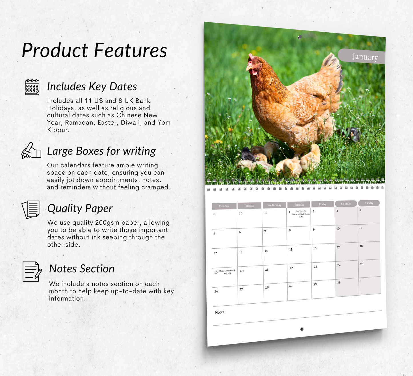 Chicken Calendar 2026