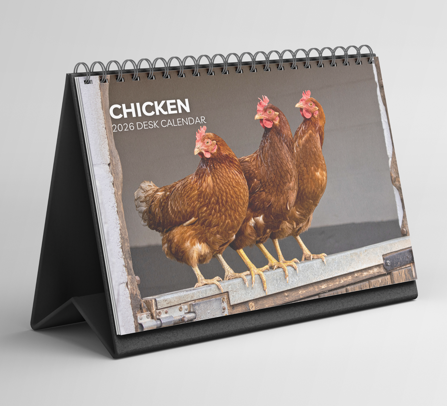 Chicken Desk Calendar 2026-2027