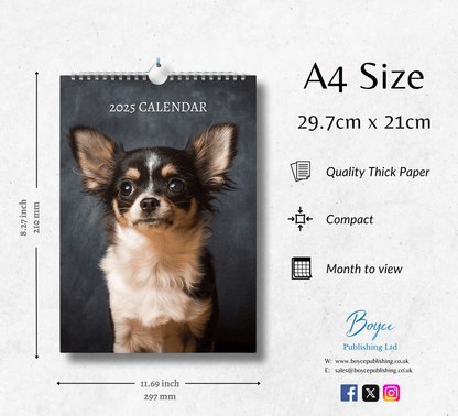 Chihuahua Calendar 2025