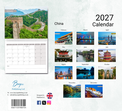 China Calendar 2027