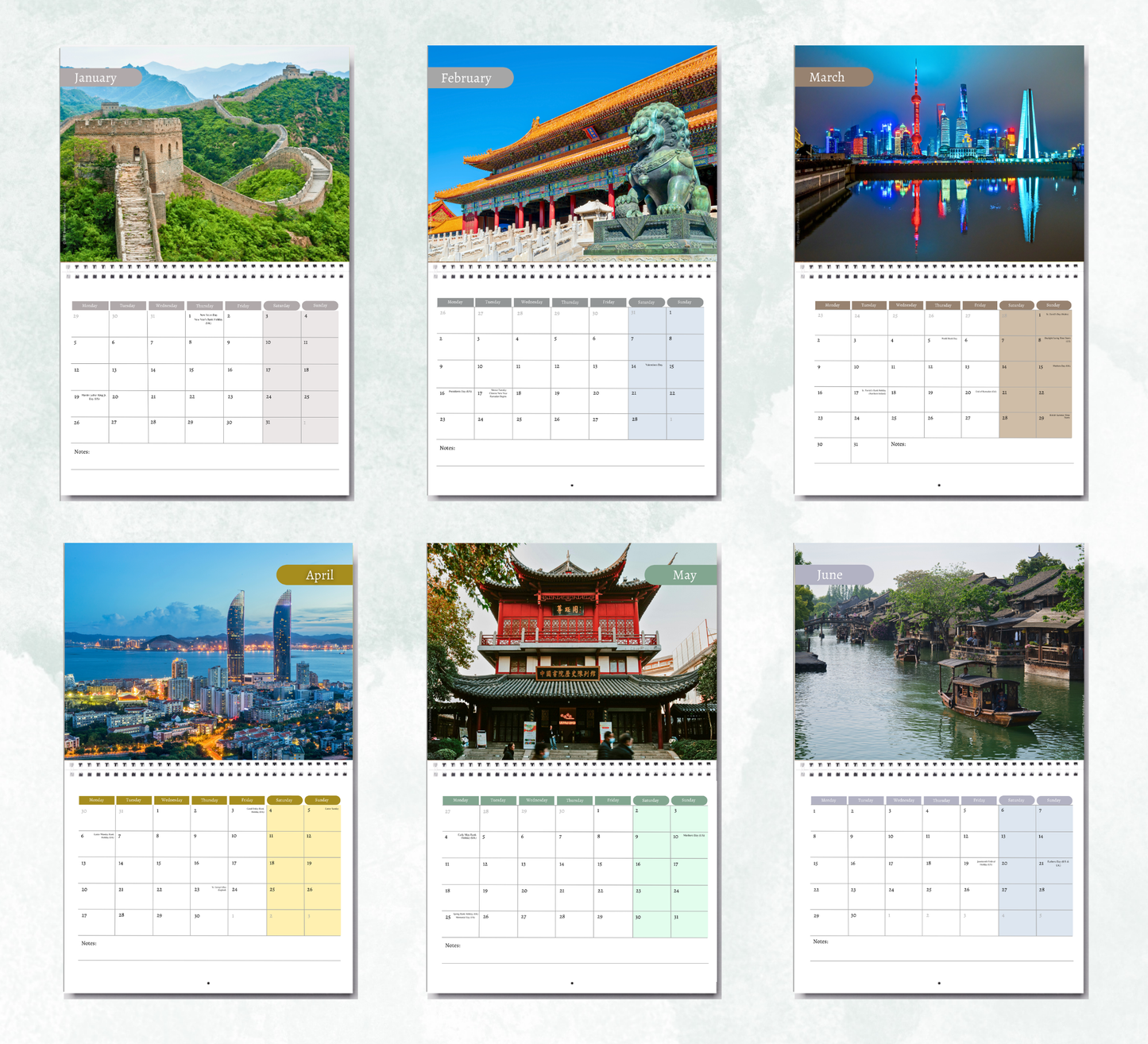China Calendar 2027