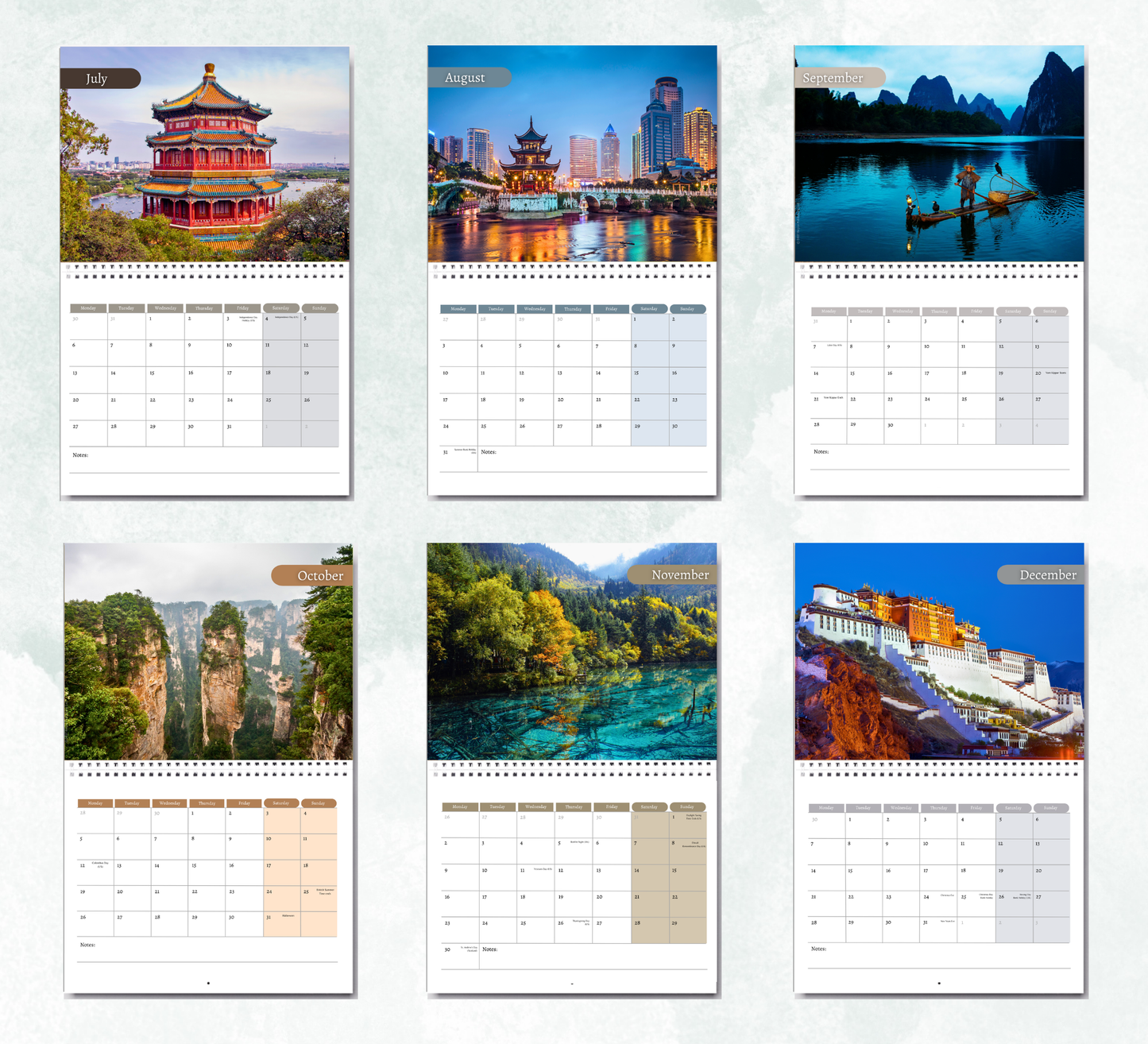 China Calendar 2027