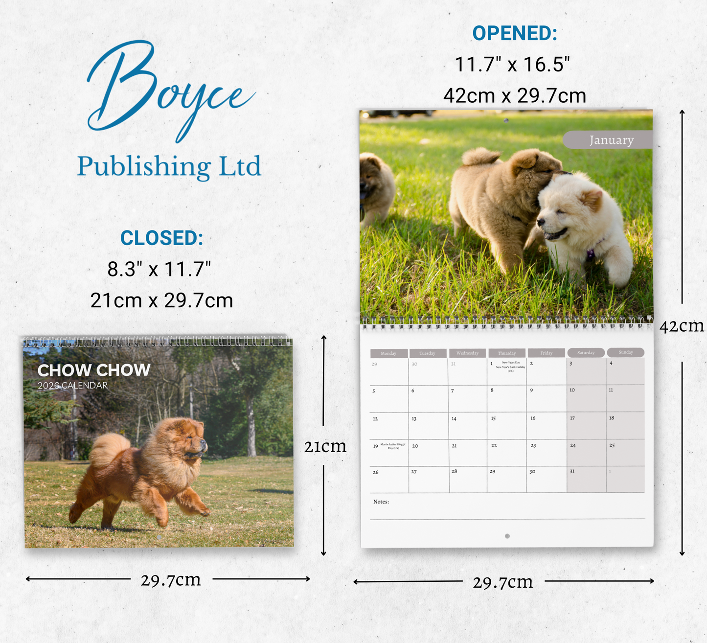 Chow Chow Calendar 2026