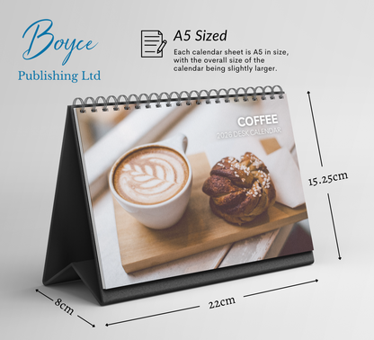 Coffee Desk Calendar 2026-2027
