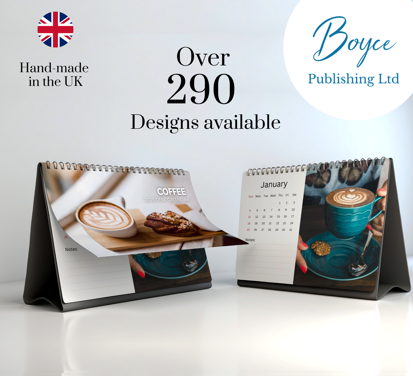 Coffee Desk Calendar 2026-2027