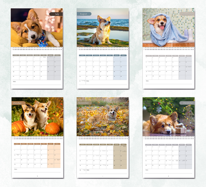 Corgi Calendar 2026
