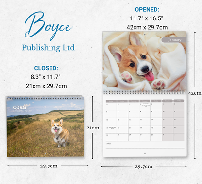 Corgi Calendar 2026