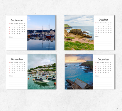 Cornwall Desk Calendar 2027-2028