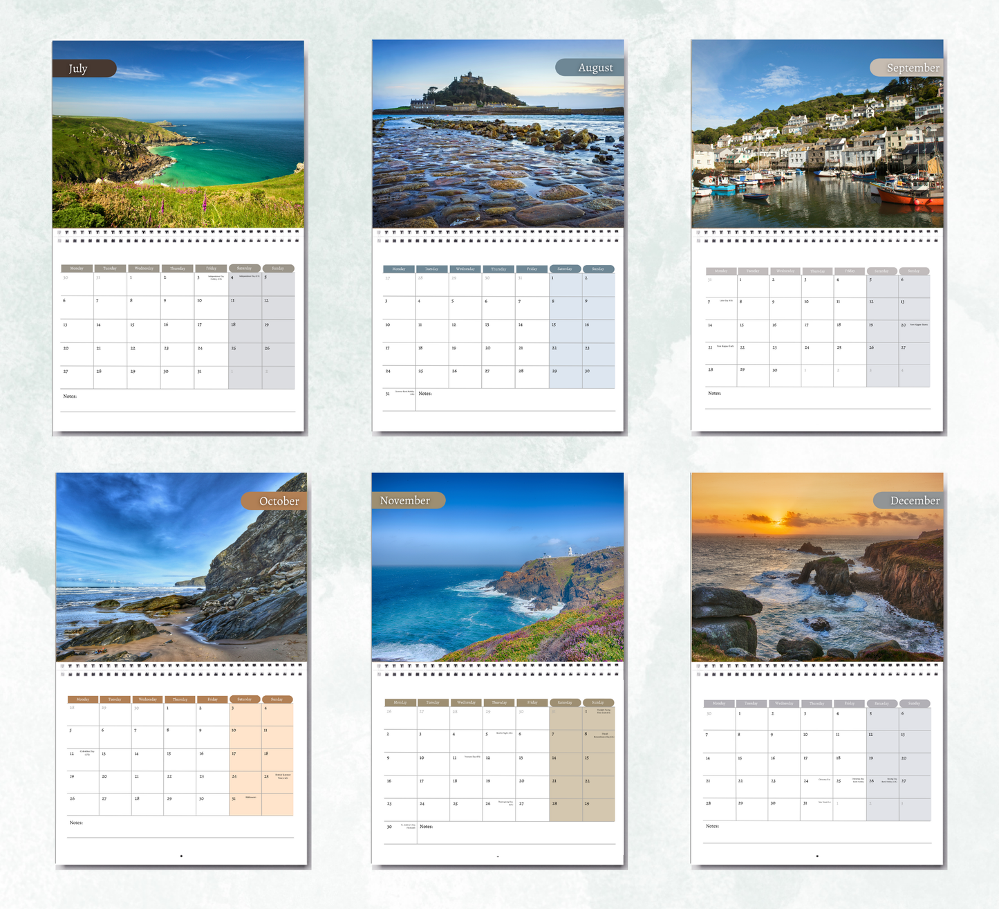 Cornwall Calendar 2026