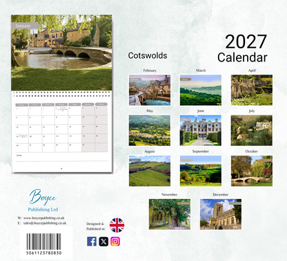 Cotswolds Calendar 2027
