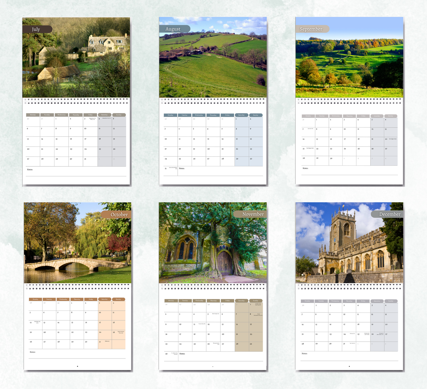 Cotswolds Calendar 2027