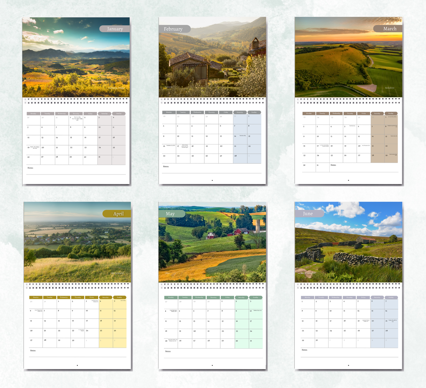 Countryside Calendar 2027