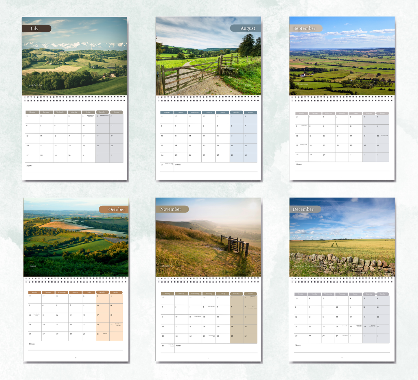 Countryside Calendar 2027