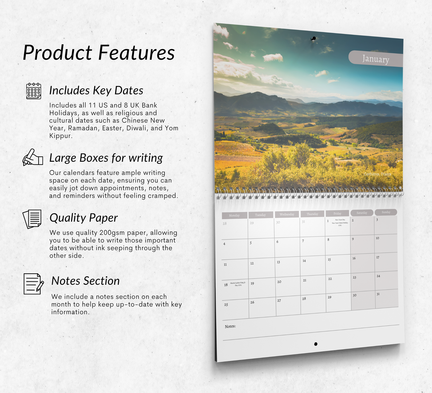 Countryside Calendar 2027