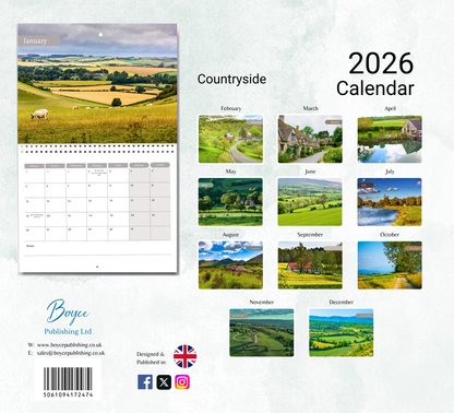 Countryside Calendar 2026