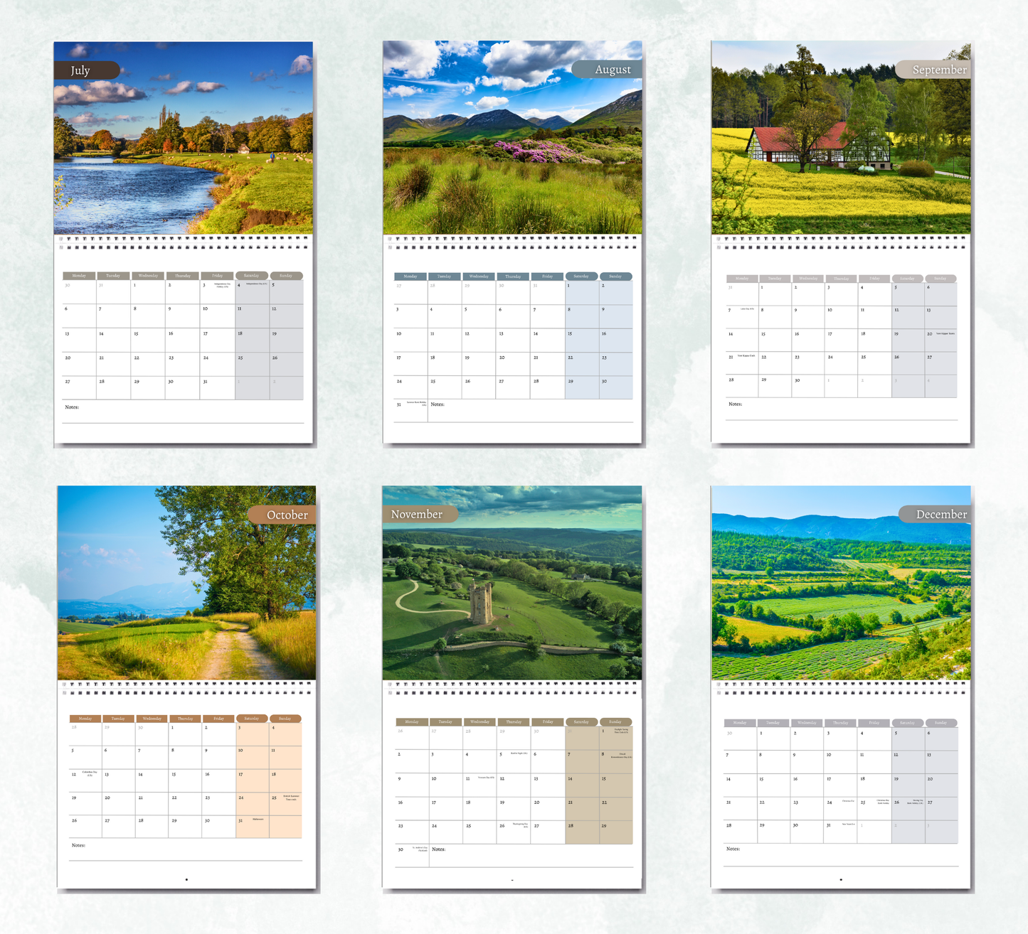 Countryside Calendar 2026