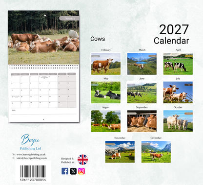 Cow Calendar 2027